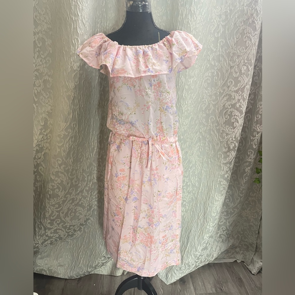 Floral Two Piece Skirt & Top Set